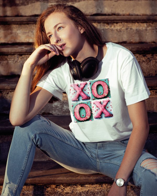 Koszulka na Walentynki XOXO – Uściski i Pocałunki